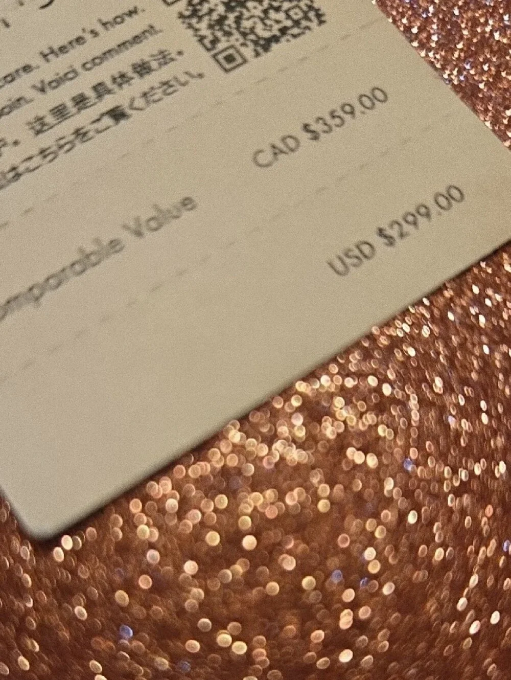 kate spade Rose Gold Glitter Oval Crossbody Bag